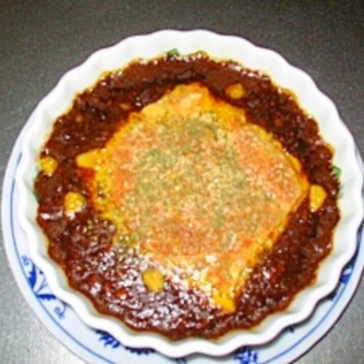 残ったキーマカレーでドリア